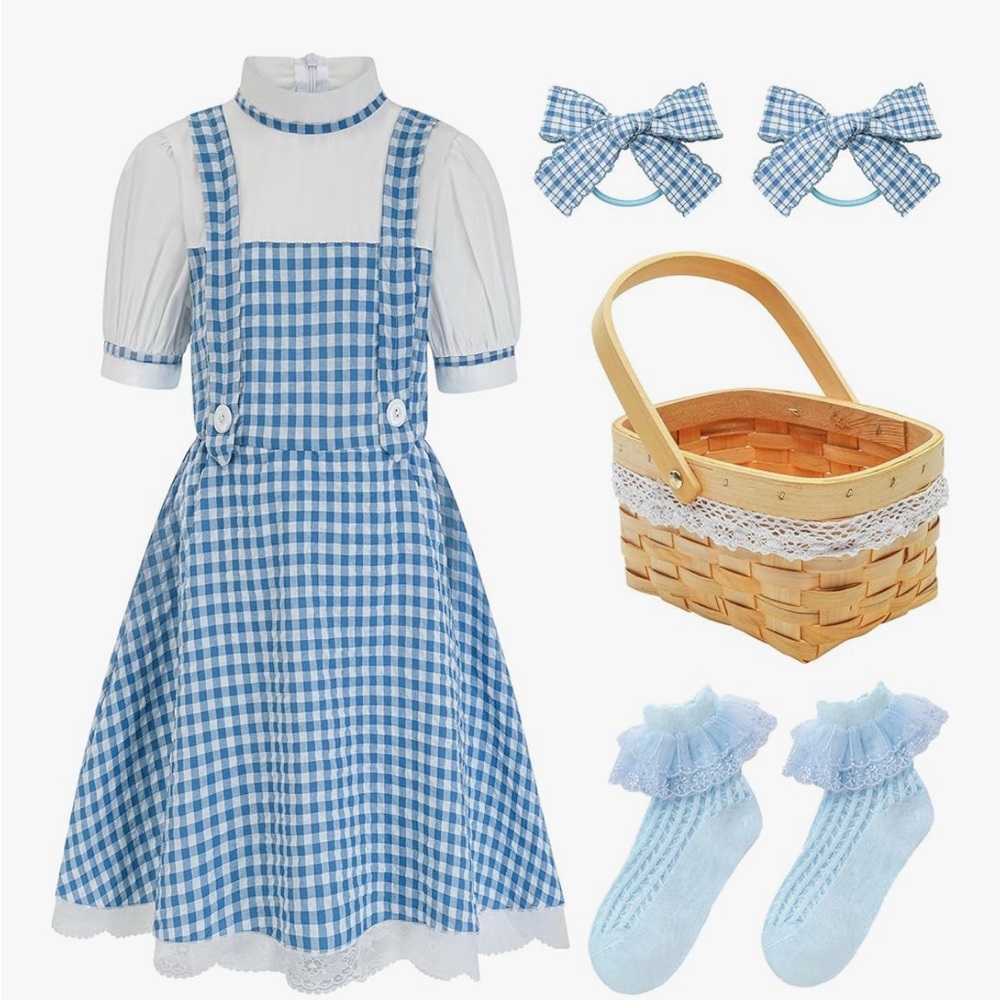 Girls Dorothy Dress with Accessories